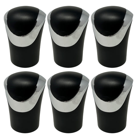 TrexNYC Car Ashtray Luxury Flip Top with Blue LED Light and Portable Ashtray Design - Ideal for Car, Home, and Office, 6-Packs