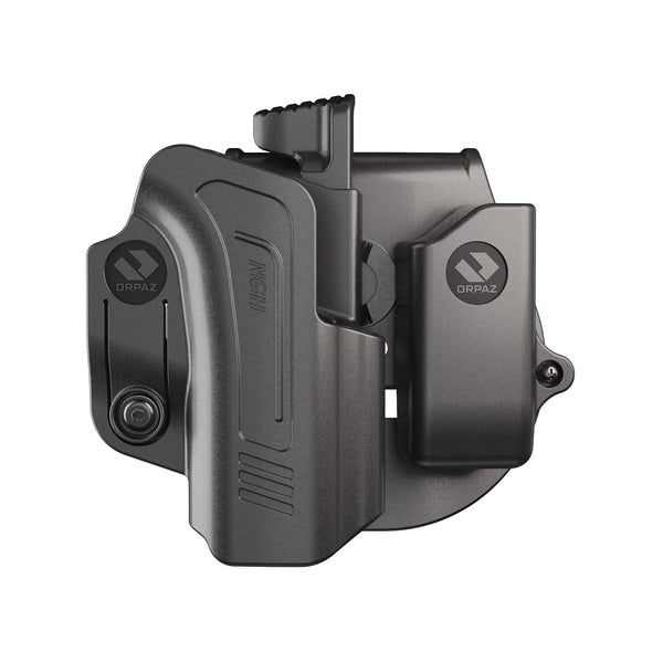 Orpaz G17 Holster Optics Comp. Level II OWB Holster with Glock 17 Magazine Holder