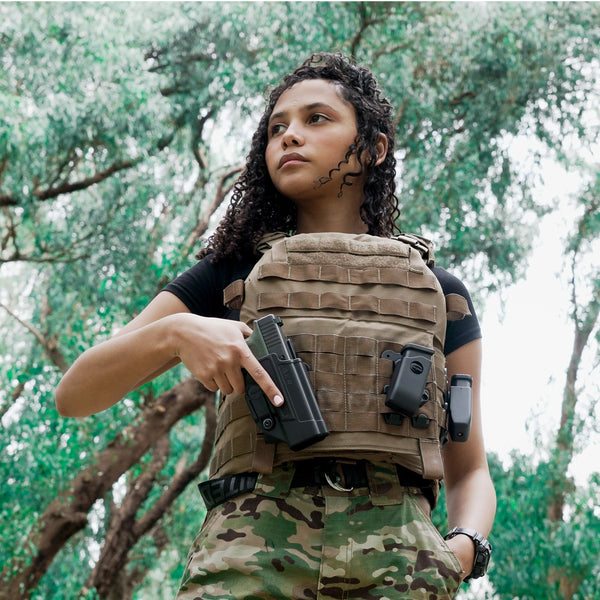 Orpaz IWI Masada Pistol Mag Pouch Compatible with IWI Masada Magazine Holster for 0.40, 9mm Magazine Holder, Double Mag, MOLLE