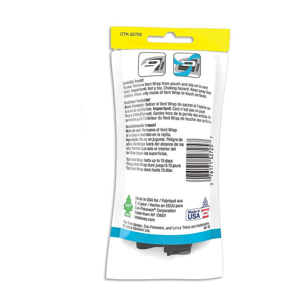 Little Trees Vent Wrap Air Freshener 4-PACKS (Caribbean Colada)