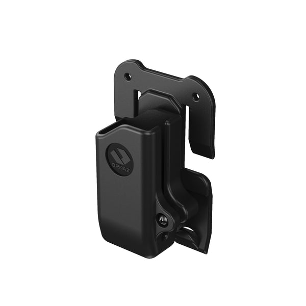 Orpaz Pistol Mag Pouch, Magazine Holster for 0.40, 9mm Magazine Holder, Single Magazine, MOLLE, Double Stack Metal