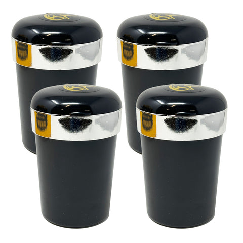 TrexNYC Car Ashtray with Blue LED Light and Portable Ashtray Design - Ideal for Car, Home, and Office, 4-Packs