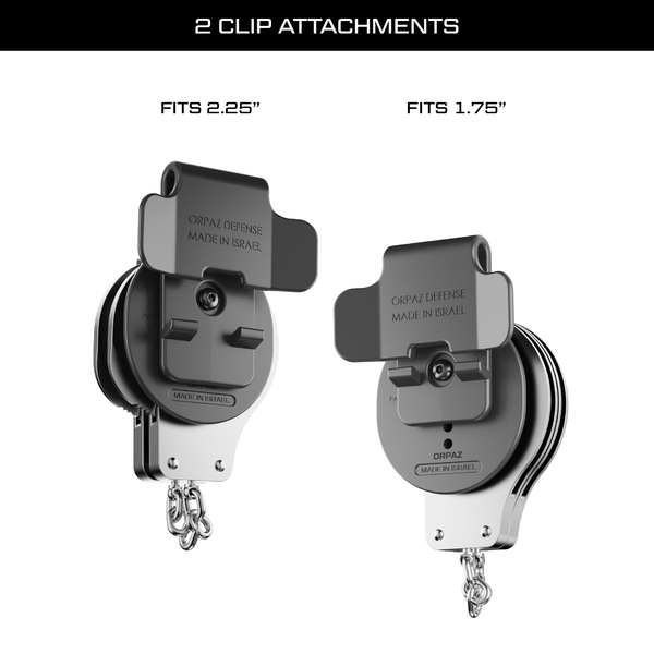 Orpaz Handcuff Holster, Law Enforcement Handcuff Case, Handcuff Holder, Standard, Belt Clip