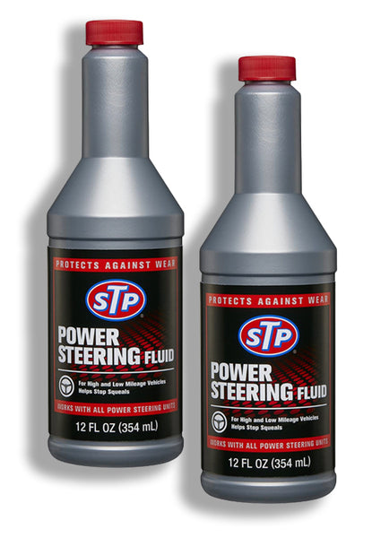 STP POWER STEERING FLUID & Stop Leaking, 12 Fl.oz, 2 Packs