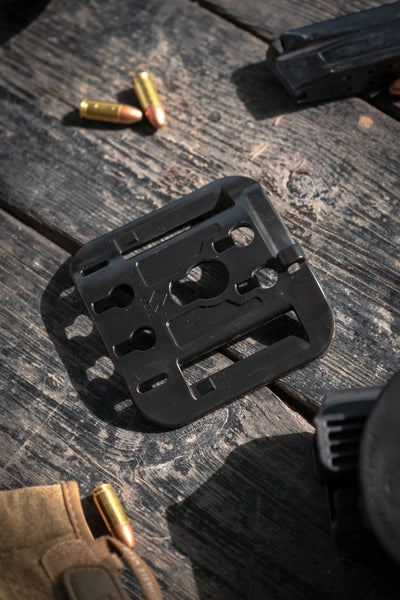 Orpaz OMS Holster Insert and Belt Receiver Kit, Fits on Orpaz Holsters and Magazine Pouches, Black