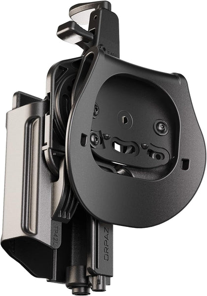 Orpaz T40 S&W SD9VE Holster with Light Compatible with S&W SD9VE Holster with Light, Left Handed Large Pistol Lights, Paddle & SD9VE Magazine Holder