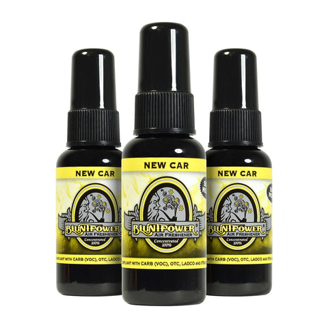 Bluntpower Air Freshener Blunt Power Spray, New Car (Pack of 3)