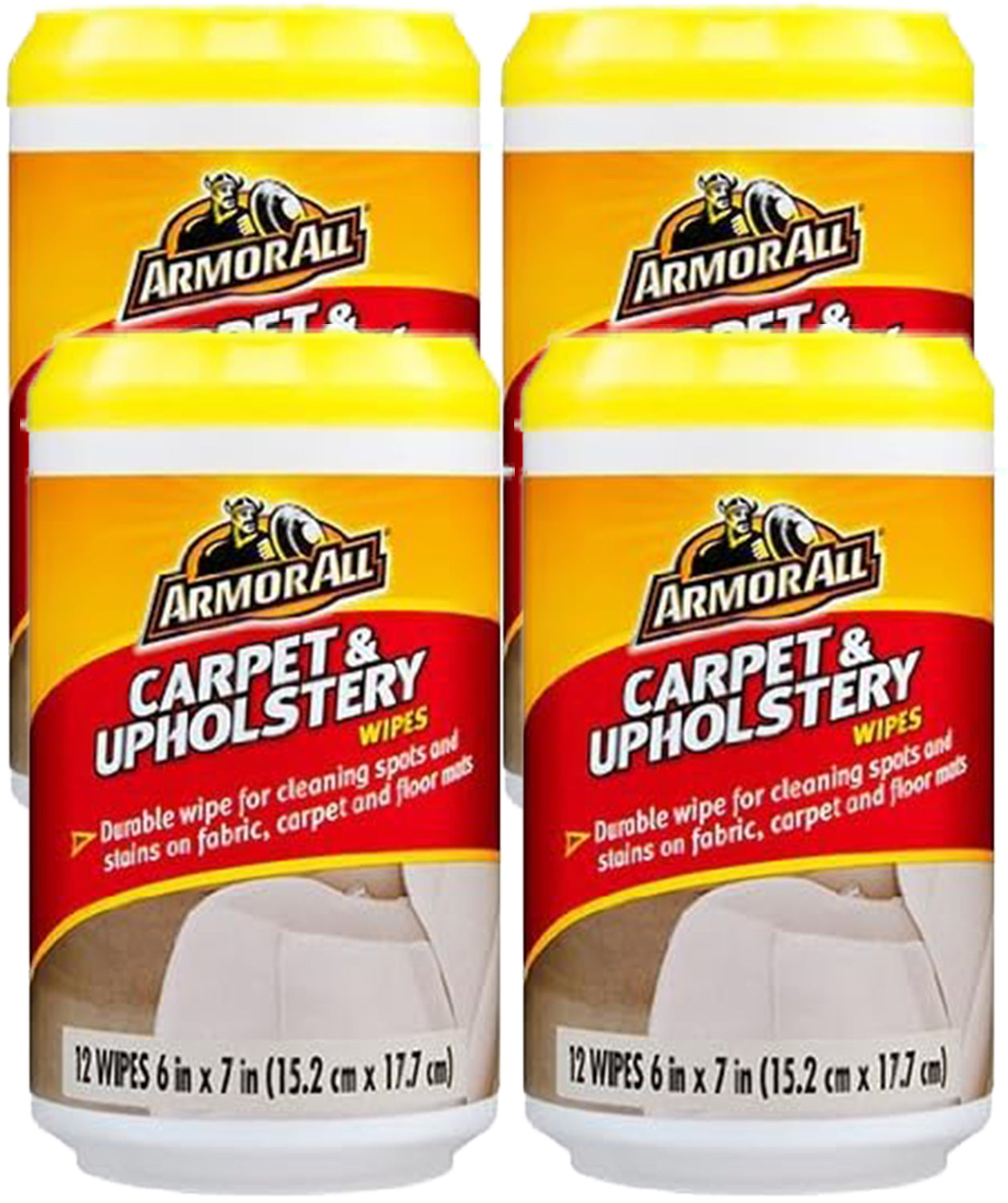 Armor All Carpet & Upholstery Wipes - 12 wipes
