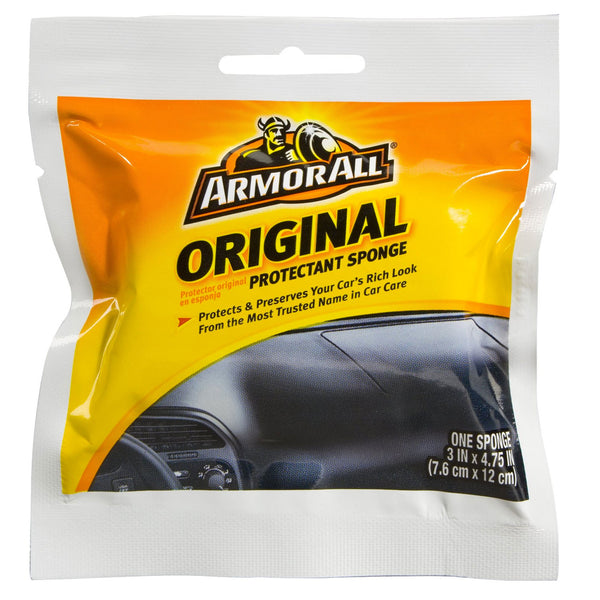 Armor All Vehicle Protectant sponge Renews & Revitalizes Vinyl Rubber & Plastic, Lint-Free