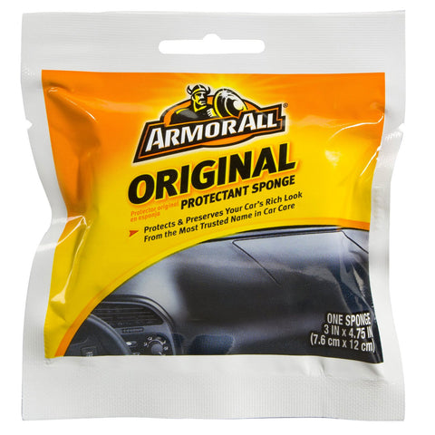 Armor All Vehicle Protectant sponge Renews & Revitalizes Vinyl Rubber & Plastic, Lint-Free