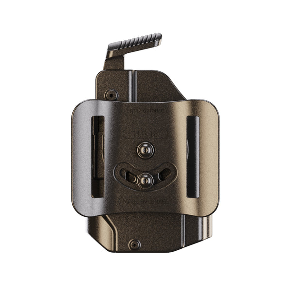 Orpaz Delta G22 Light Bearing Holster compatible with Glock 22 Holster with Light, Belt Loop, Level II Modular Flashlight Adapter and Innovative Flashlight Protector Cap - Unisex