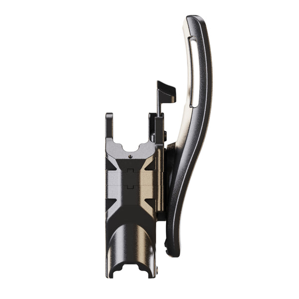 Orpaz Delta G31 Light Bearing Holster compatible with Glock 31 Holster with Light, Low Ride, Level II Modular Flashlight Adapter and Innovative Flashlight Protector Cap - Unisex