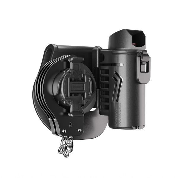 Orpaz Pepper Spray Holster, MK3 Pepper Spray Holster, OC Spray Holder, Standard, Handcuff Case Combo