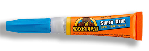 Gorilla Super Glue, 2 Tubes 0.22 oz, Clear, (Pack of 1)