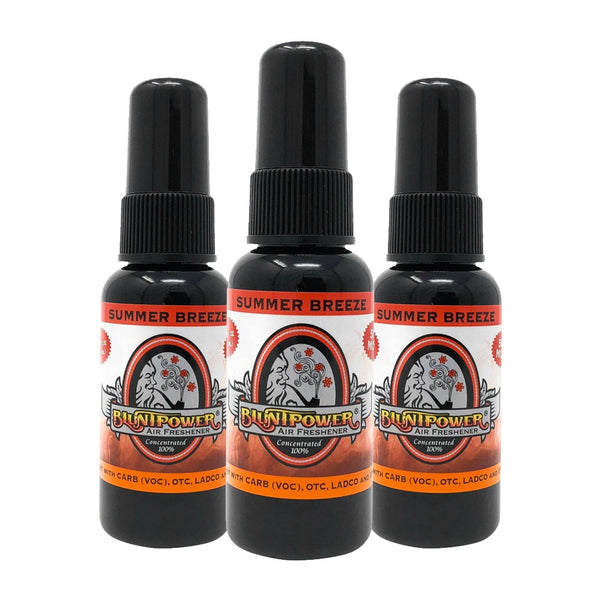 Bluntpower Air Freshener Blunt Power Spray, Summer Breeze (Pack of 3)