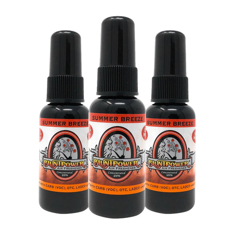 Bluntpower Air Freshener Blunt Power Spray, Summer Breeze (Pack of 3)