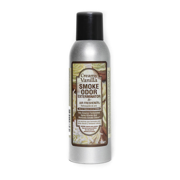 Smoke Odor Exterminator Remove Cigar/Cigarette/Tobacco Smell Spray Air Freshener, Creamy Vanilla