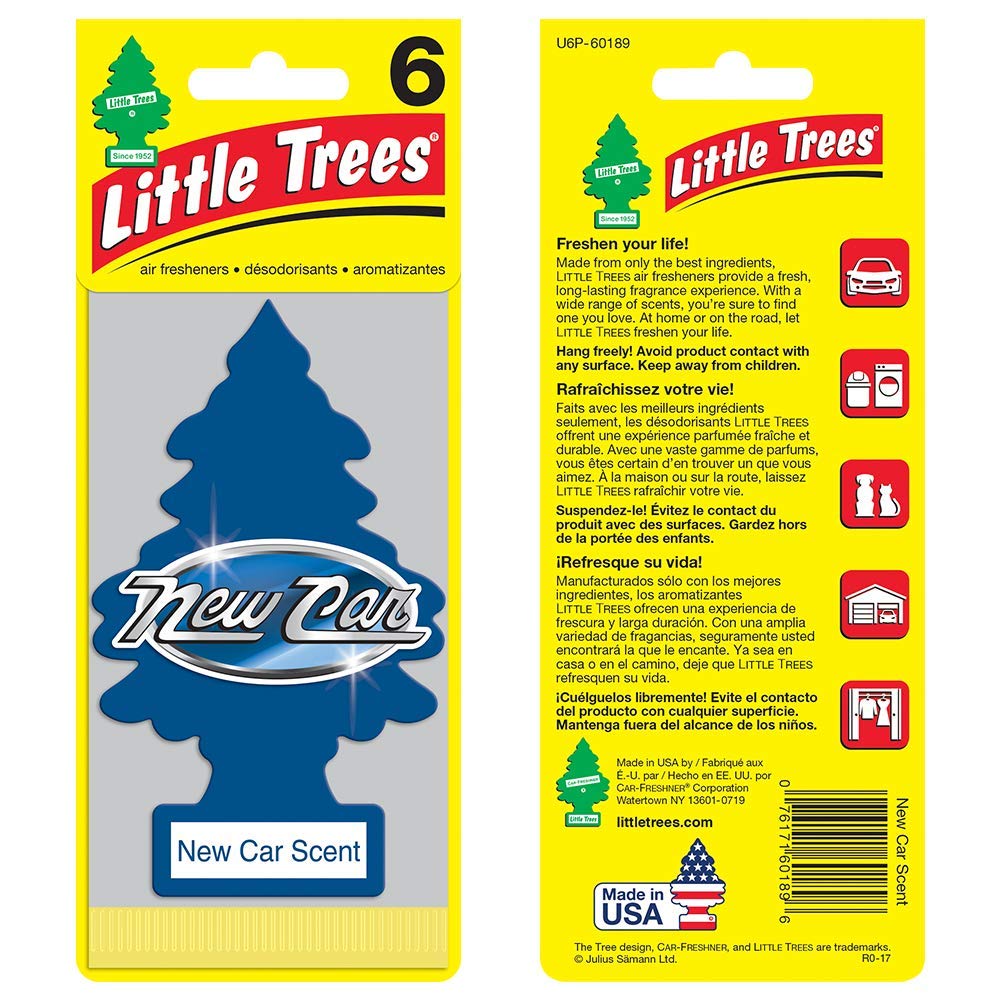 Little Trees New Car Scent Air Freshener, (Pack of 24) by GOSO Direct