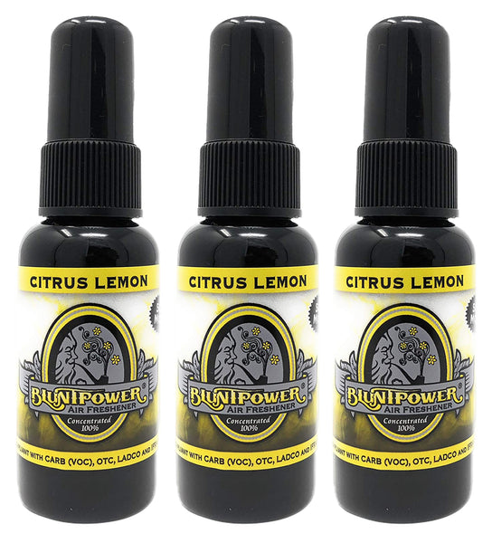 Blunt Power High Concentrated Air Freshener, Citrus Lemon, 1.5oz, 3 Packs