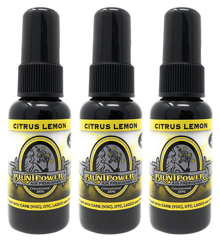 Blunt Power High Concentrated Air Freshener, Citrus Lemon, 1.5oz, 3 Packs