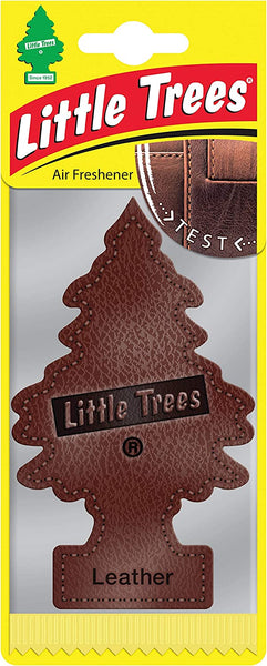 Little Trees Hanging Car and Home Air Freshener, Leather Scent