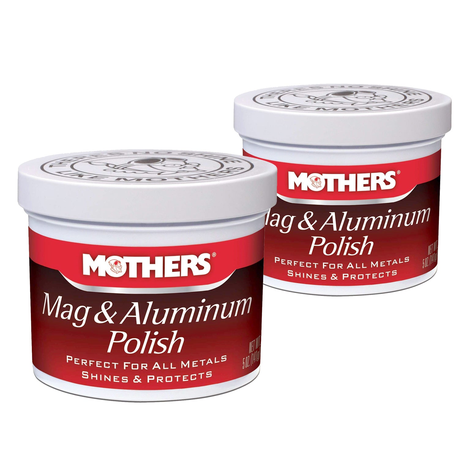Mothers Metal Polish, 5 oz Mag and Aluminum Polish (2)