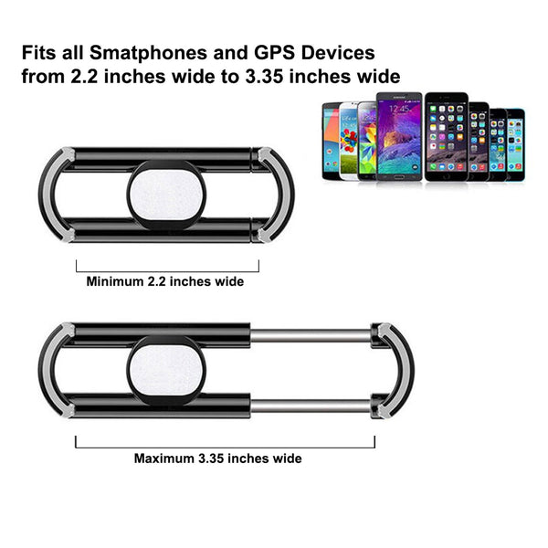 T-Rex Car Phone Mount Air Vent Phone Holder for Car with Extended Arm and Clamp