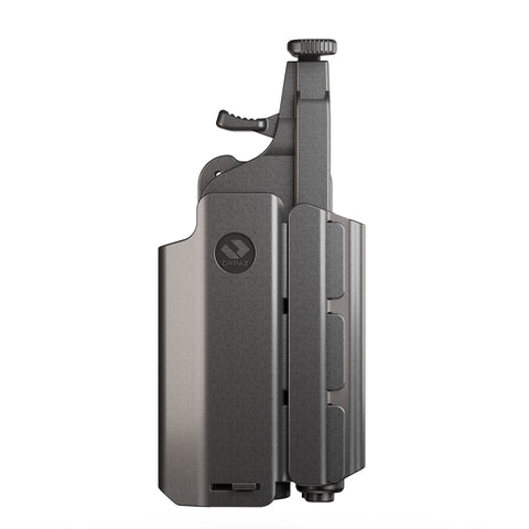 Orpaz Light Bearing Holster Compatible with S&W M&P 40 Holster with Light/Laser/Sight/Optics (Large Pistol Lights, MOLLE Attachment)