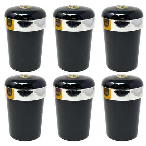 TrexNYC Car Ashtray with Blue LED Light and Portable Ashtray Design - Ideal for Car, Home, and Office, 6-Packs