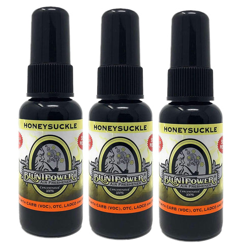 Blunt Power High Concentrated Air Freshener, HoneySuckle, 1.5oz, 3 Packs