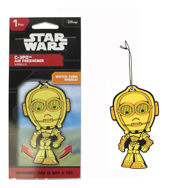Star Wars C-3PO Car Accessories - C-3PO Air Freshener Wiggler (3-Pack)