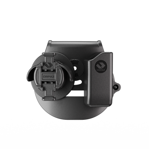 Orpaz Handcuff Holster, Law Enforcement Handcuff Case, Handcuff Holder, for Glock 43 & Similar, 9mm Mag Pouch Combo