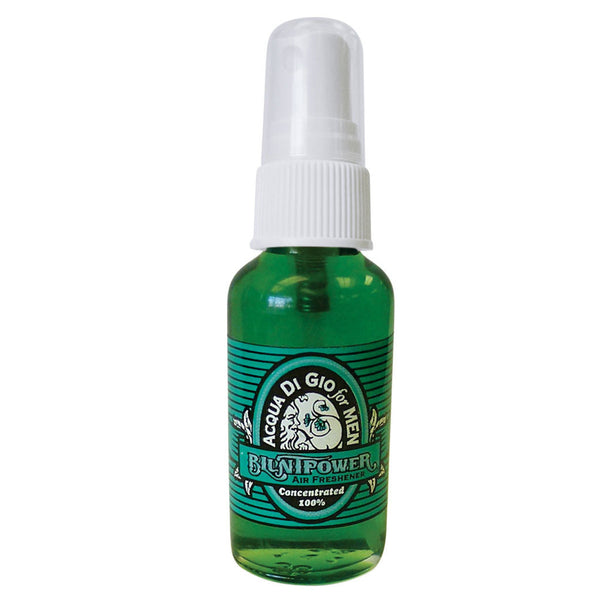 Blunt Power Oil Base Air Freshener Concentrated Spray Home Car Office Acqua Di Gio for Men 1oz
