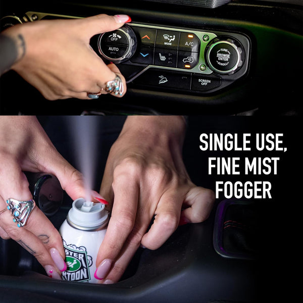 Turtle Wax FOGGER Clean Blast 2 oz: Ultimate Car Fogger and Smoke Odor Eliminator – Long-Lasting Scent Car Air Freshener, 2 Packs