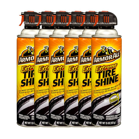 Armor All Extreme Tire Shine Aerosol (15 oz.) - Pack of 6