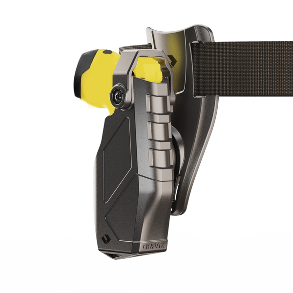 Orpaz X26P Taser Holster Compatible with Axon TASER X26P for Self Defense, Features an Automatic Safety Return Mechanism, Drop Leg  - Unisex - Will Secure Your Taser with a Tactical Appearance