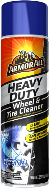 Heavy Duty Wheel and Tire Cleaner by Armor All, Car Wheel Cleaner Spray, Safe On Most Rim Finishes, 22 Oz