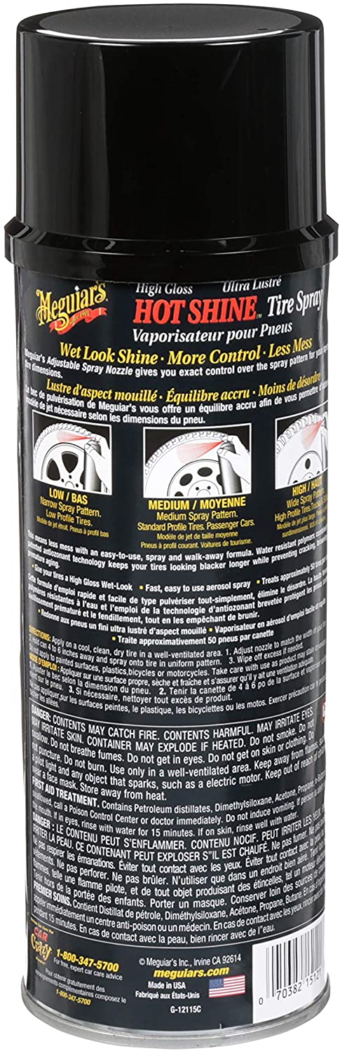 Meguiars Hot Shine Tire Spray Aerosol