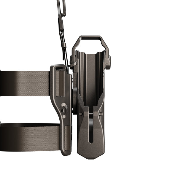 Orpaz X26P Taser Holster Compatible with Axon TASER X26P for Self Defense, Features an Automatic Safety Return Mechanism, Drop Leg  - Unisex - Will Secure Your Taser with a Tactical Appearance