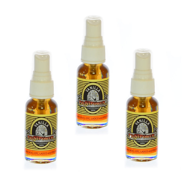 Blunt Power Oil Base Air Freshener Concentrated Spray bottle Car Office Vanilla 1oz Pack of 3