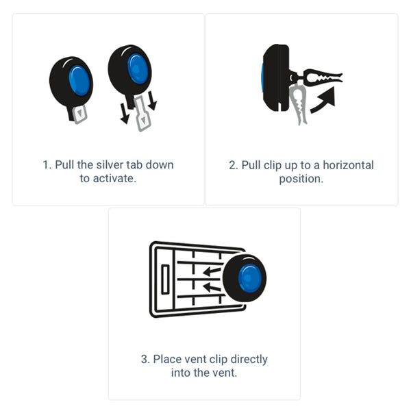 Armor All FRESHfx Car Air Freshener Vent Clip, 4-PACK (SmokeX Midnight Air)
