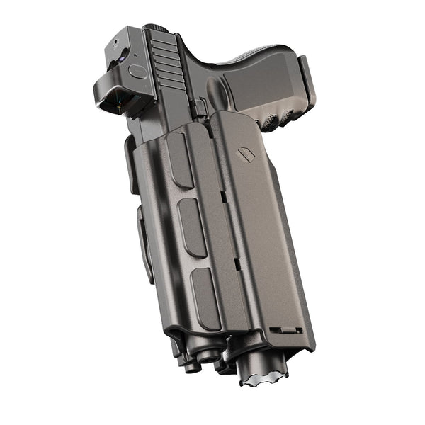 Orpaz G30 Light Bearing Holster Compatible with Glock 30 Holster with Light/Laser/Sight/Optics, Large Pistol Lights, MOLLE Attachment