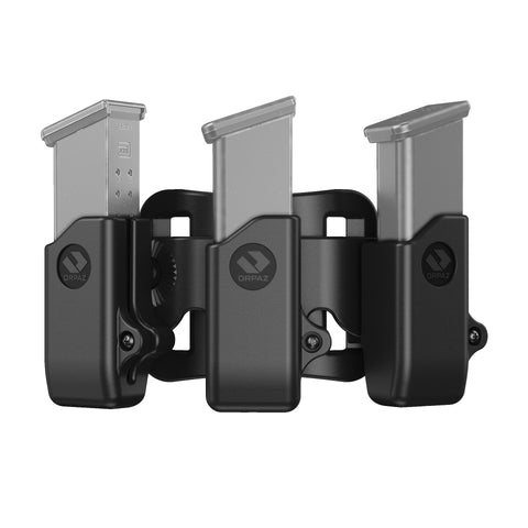 Orpaz Glock 30 Magazine Holder, Triple Mag Pouch for Glock 30 Magazine, Belt