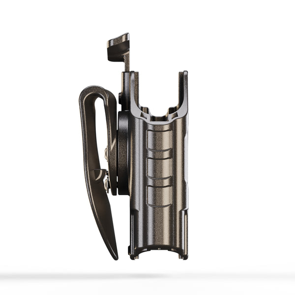 Orpaz Delta G19 Light Bearing Holster compatible with Glock 19 Holster with Light, Level II Modular Flashlight Adapter and Innovative Flashlight Protector Cap - Unisex