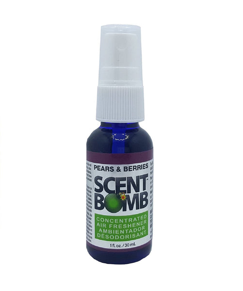 Scent Bomb Air Freshener Spray, 100 % Oil Based Concentrated Air Freshener, Air Freshener Spray for Car, Room, Bathroom and Odor Eliminator, Pears & Berries