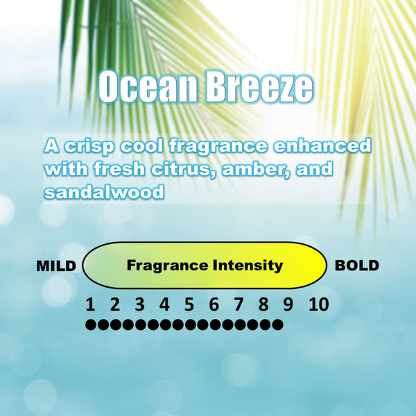 Stealth Stix, Car Air Freshener, Long Lasting Vent Clip Freshener, Ocean Breeze Scent, 4-Pack (2 per pack)