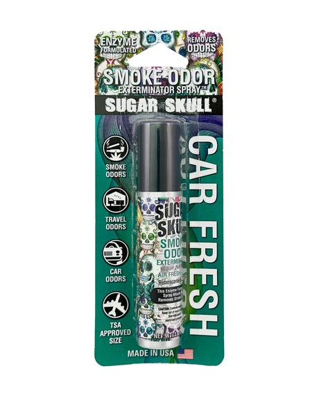 Smoke Odor Exterminator Air Fresh Spray - Your Ultimate Solution for Smoke and Household Odor Elimination - 1 oz Spray, Sugar Skull