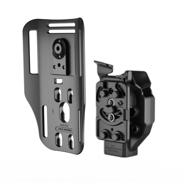 Orpaz OMS Low-Ride Receiver Attachment for the Orpaz Holster Insert or MOLLE Insert, Black