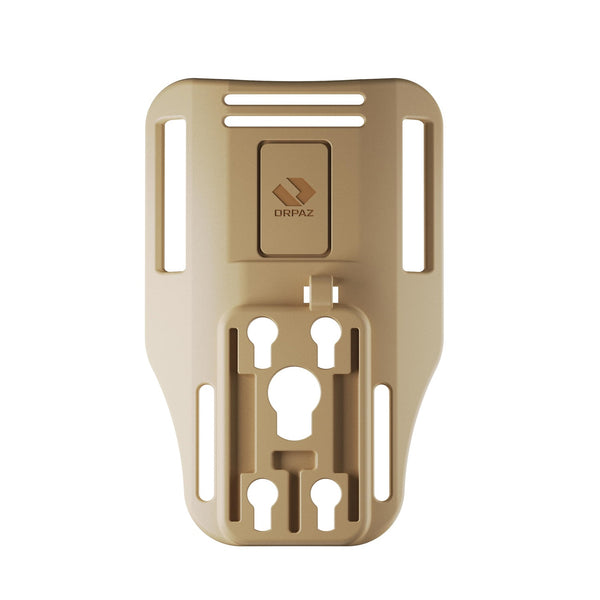 Orpaz OMS Low-Ride Receiver Attachment for the Orpaz Holster Insert or MOLLE Insert, Desert Tan