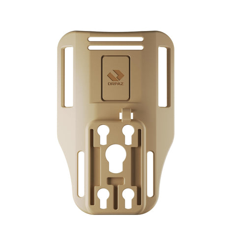 Orpaz OMS Low-Ride Receiver Attachment for the Orpaz Holster Insert or MOLLE Insert, Desert Tan